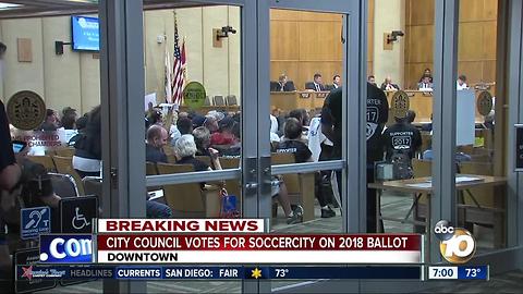 City Council Votes for SoccerCity on 2018 Ballot