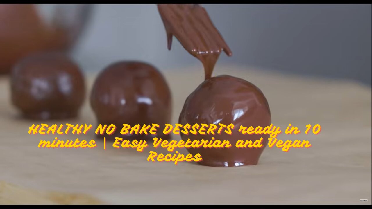 HEALTHY NO BAKE DESSERTS ready in 10 minutes | Easy Vegetarian and Vegan Recipes