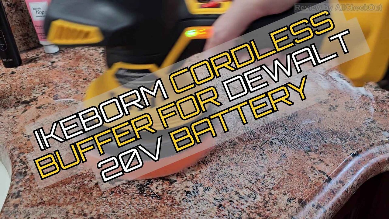 ikeborm Cordless Car Buffer Polisher Review | 6-Speed Orbital Polisher for Dewalt 20V Battery