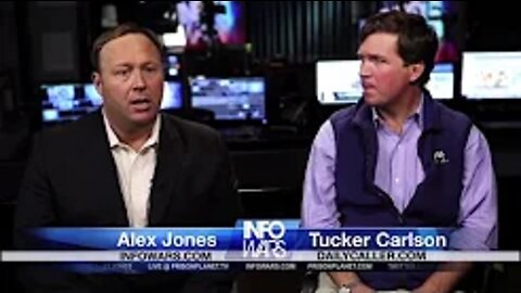 Tucker Carlson Watches Building 7 Implosion Footage With Alex Jones