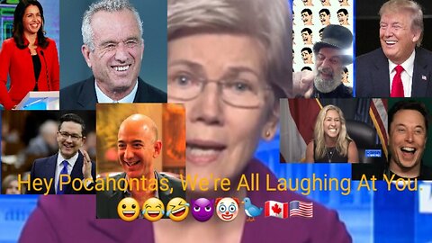Elizabeth Warren Told To Sit Down On Social Media. 😀😂🤣😈🤡🐦🇨🇦🇺🇸