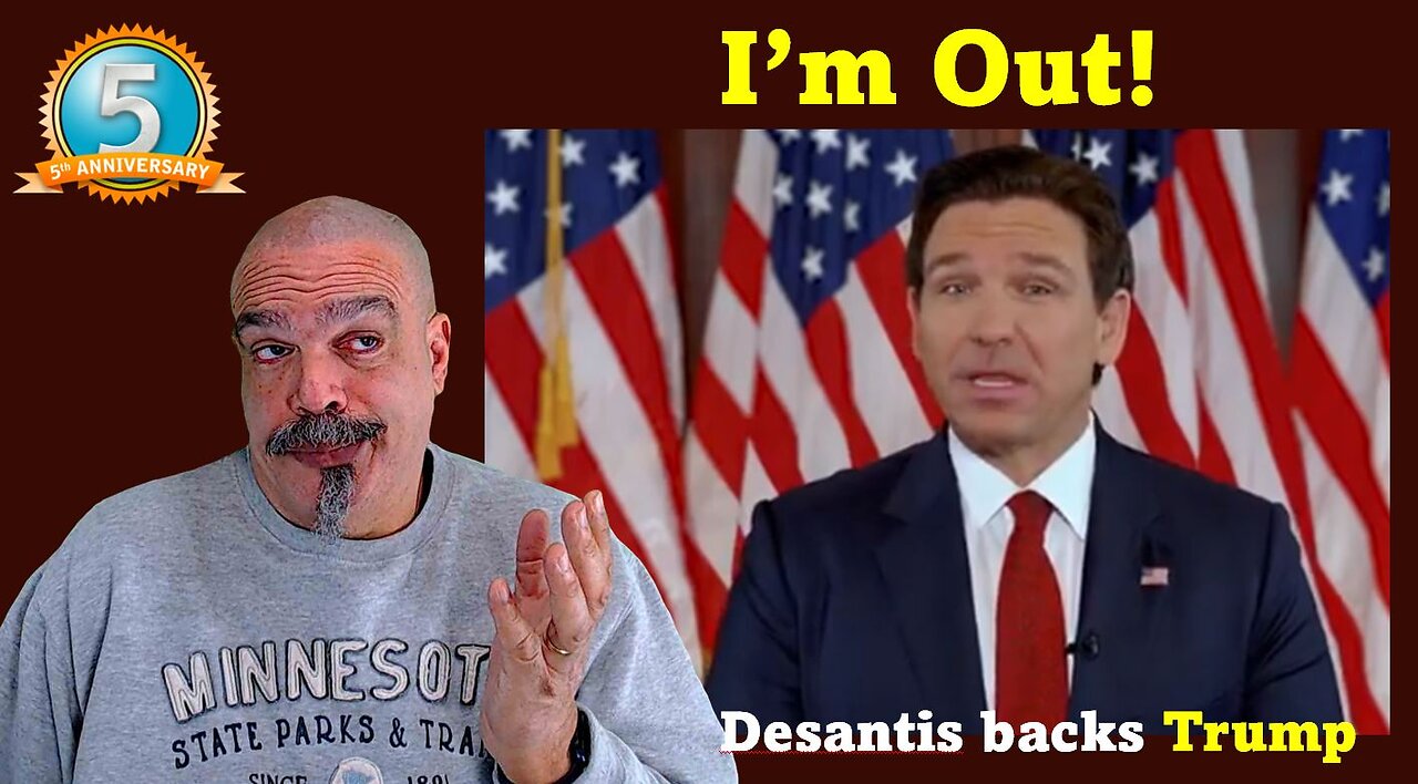 The Morning Knight LIVE! No. 1211- “I’m OUT!” Desantis backs Trump