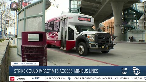 Strike could impact MTS access, Minibus lines