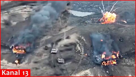 Coming under heavy fire, Russian tanks tried to retreat - Artillery stopped them