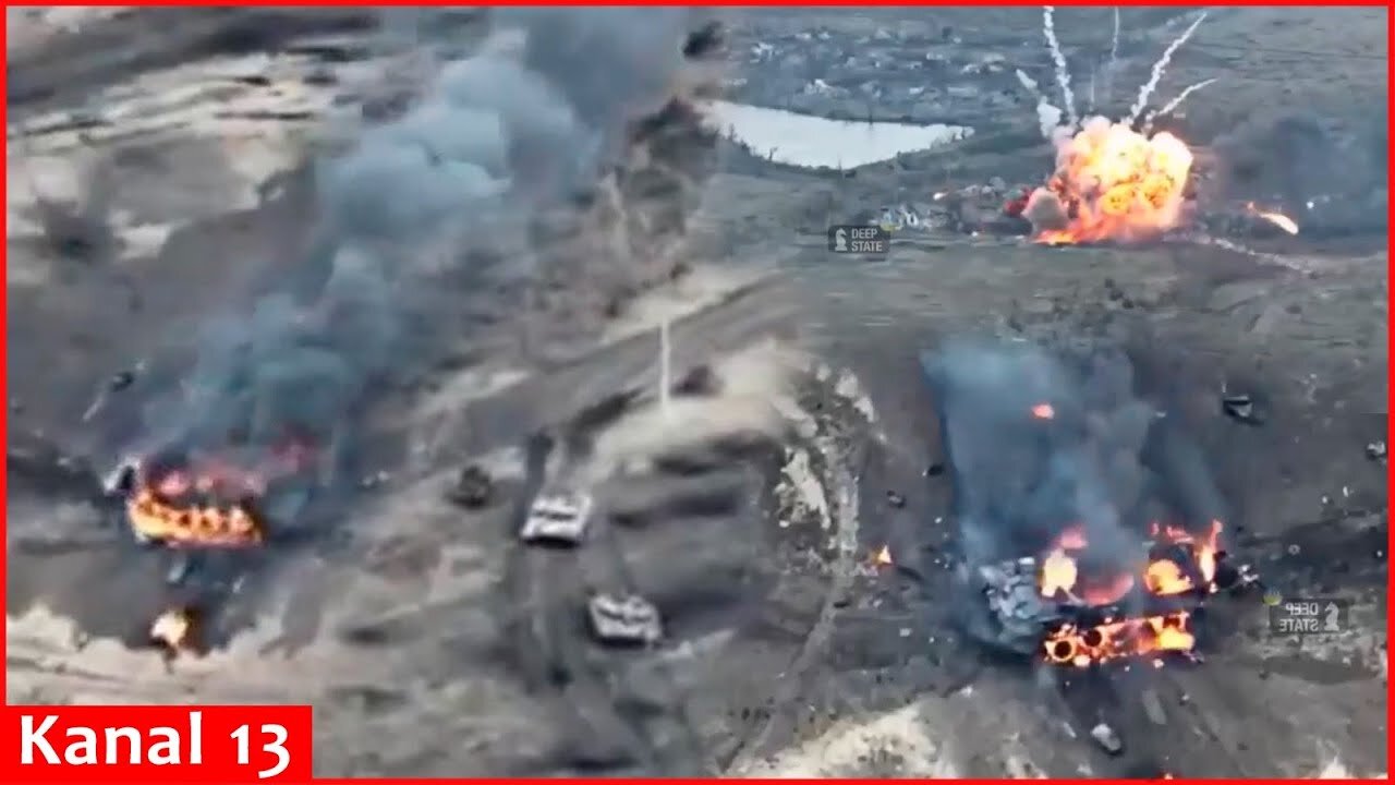 Coming under heavy fire, Russian tanks tried to retreat - Artillery stopped them