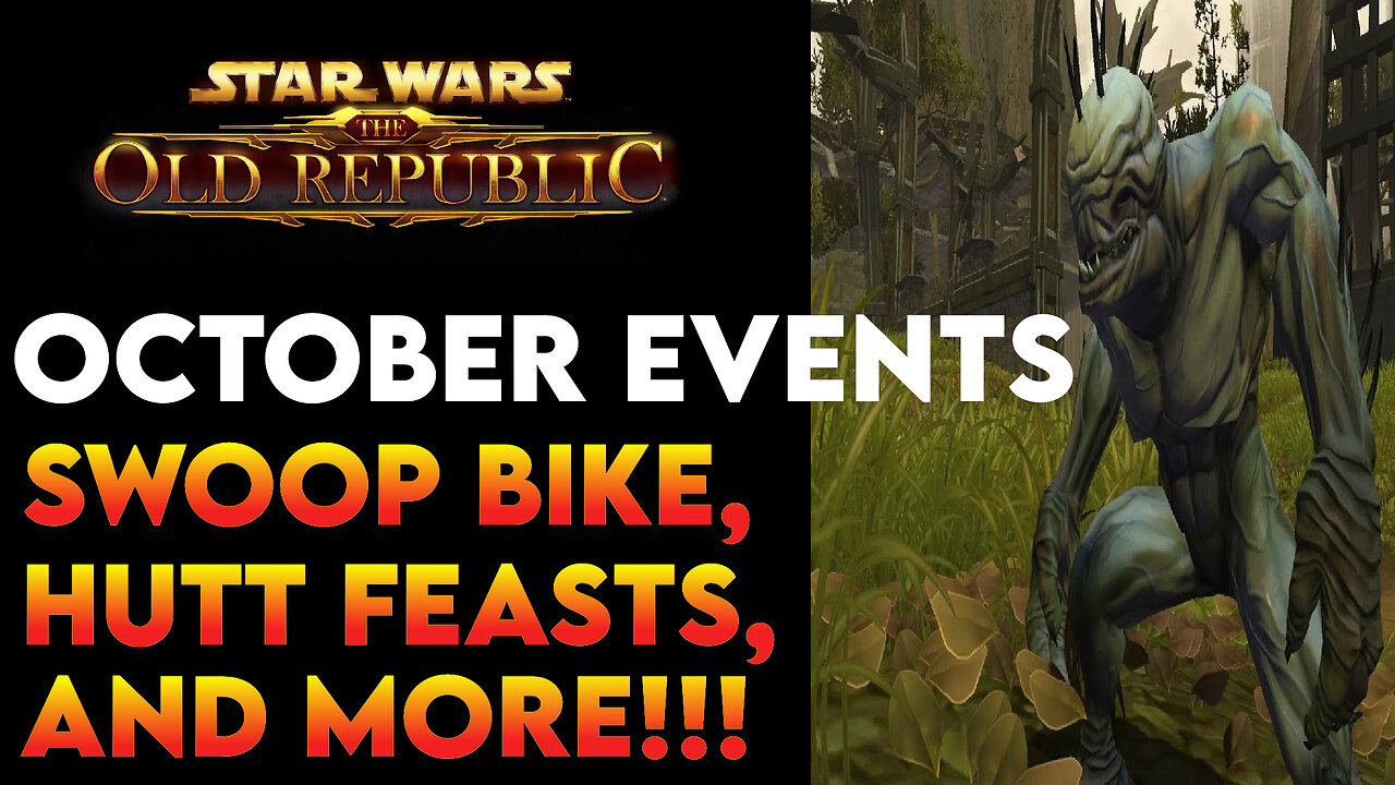 SWTOR NEWS | OCTOBER EVENTS CALENDAR 2023!!!