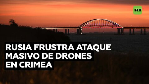 Rusia impide un ataque masivo con drones ucranianos contra Crimea