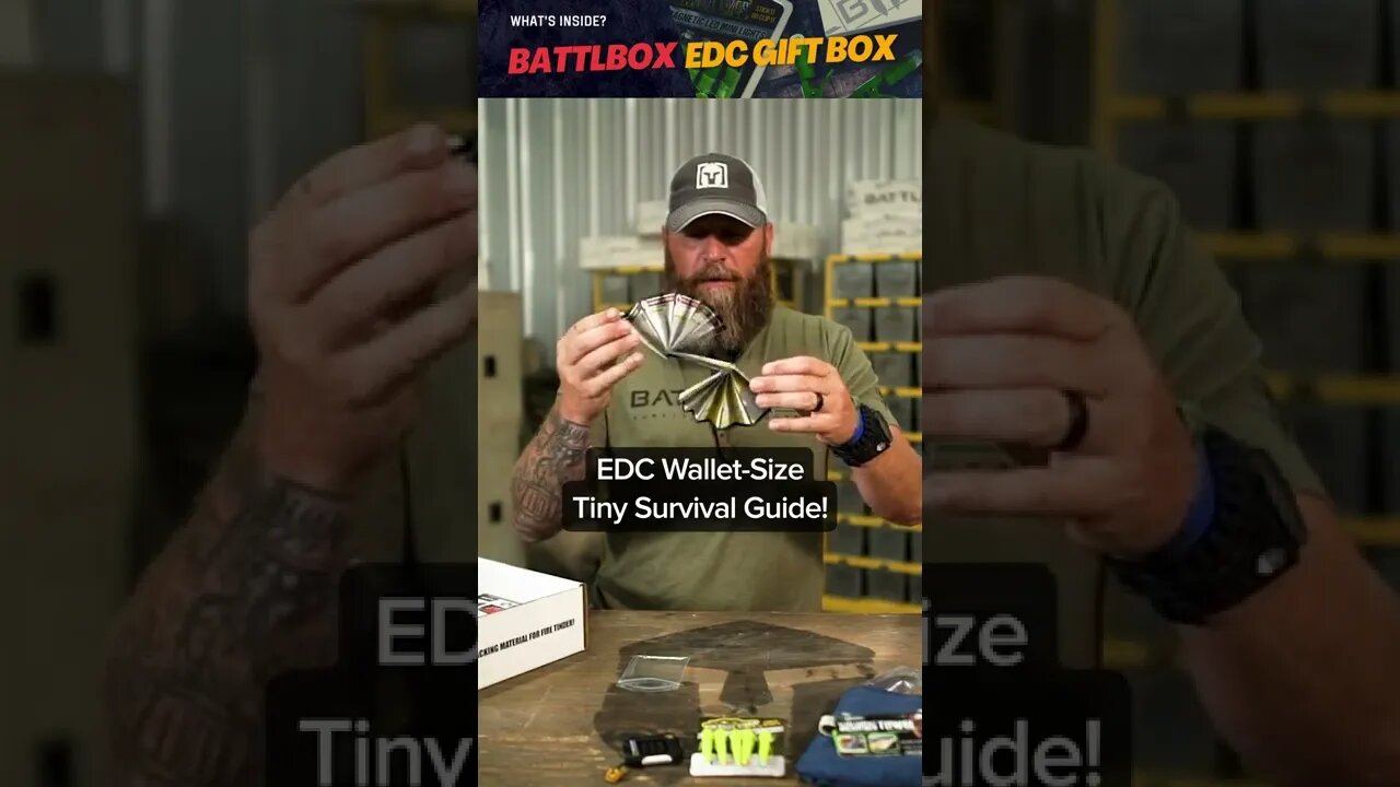 Tiny Survival Guide | Ultimate Survival Tips | EDC Gift Box #shorts