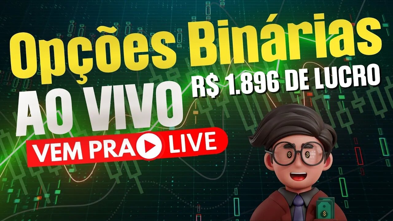 Binomo Ao Vivo - Lucrei 1.896,00 Reais em uma hora Operando Opções Binárias