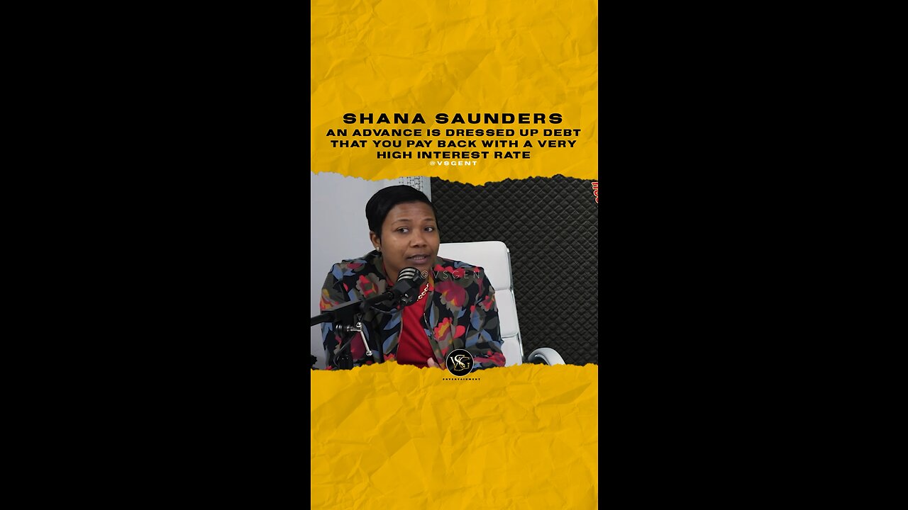 @shana_m_saunders An advance is dressed up debt with a high interest rate. 🎥 @thegaudsshow_