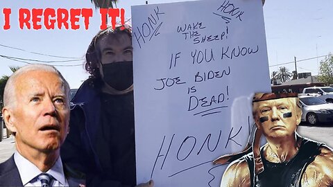 Homeless man says he regrets voting for Biden