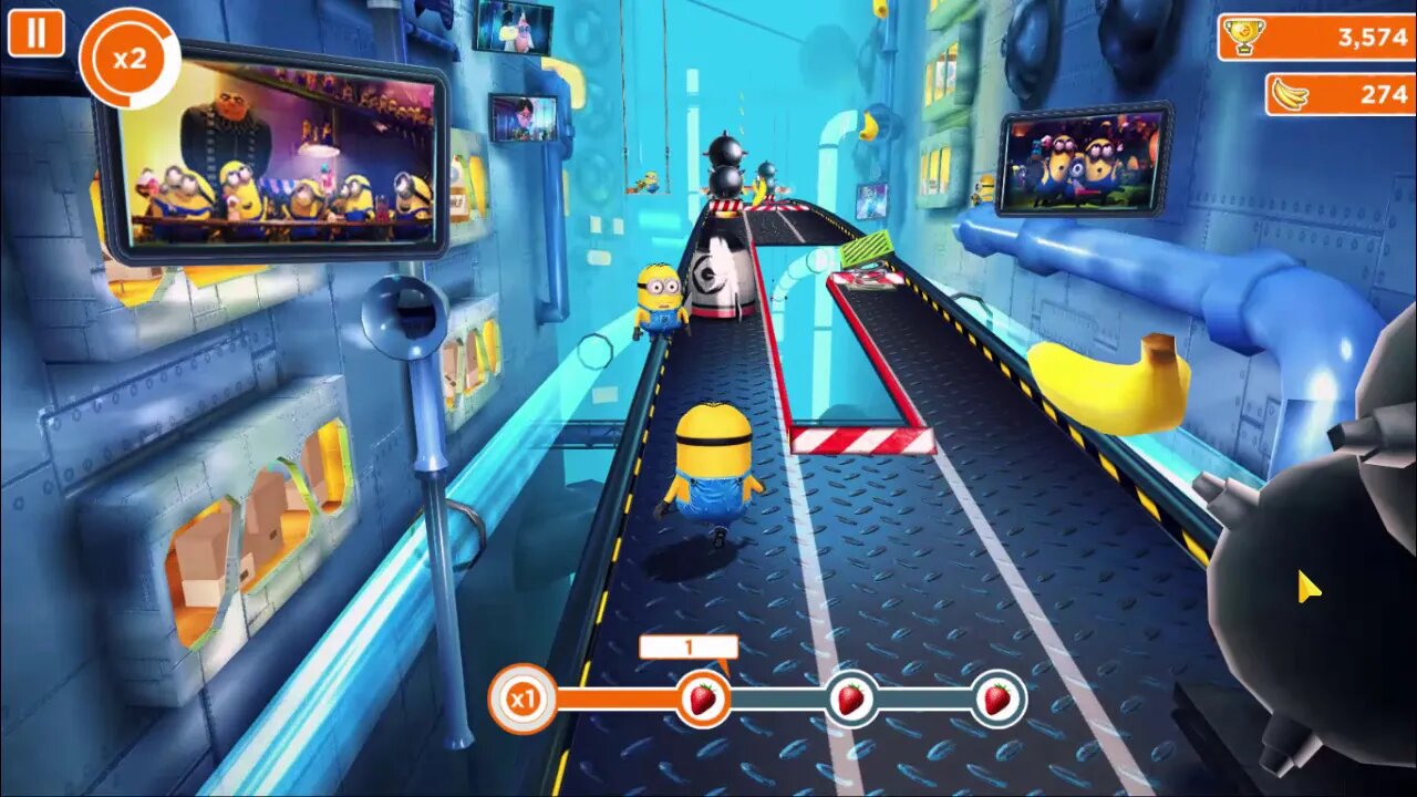 Despicable Me Minion Rush Level 5 - Increase Your Despicable Miltiplier 1 Times in a Run