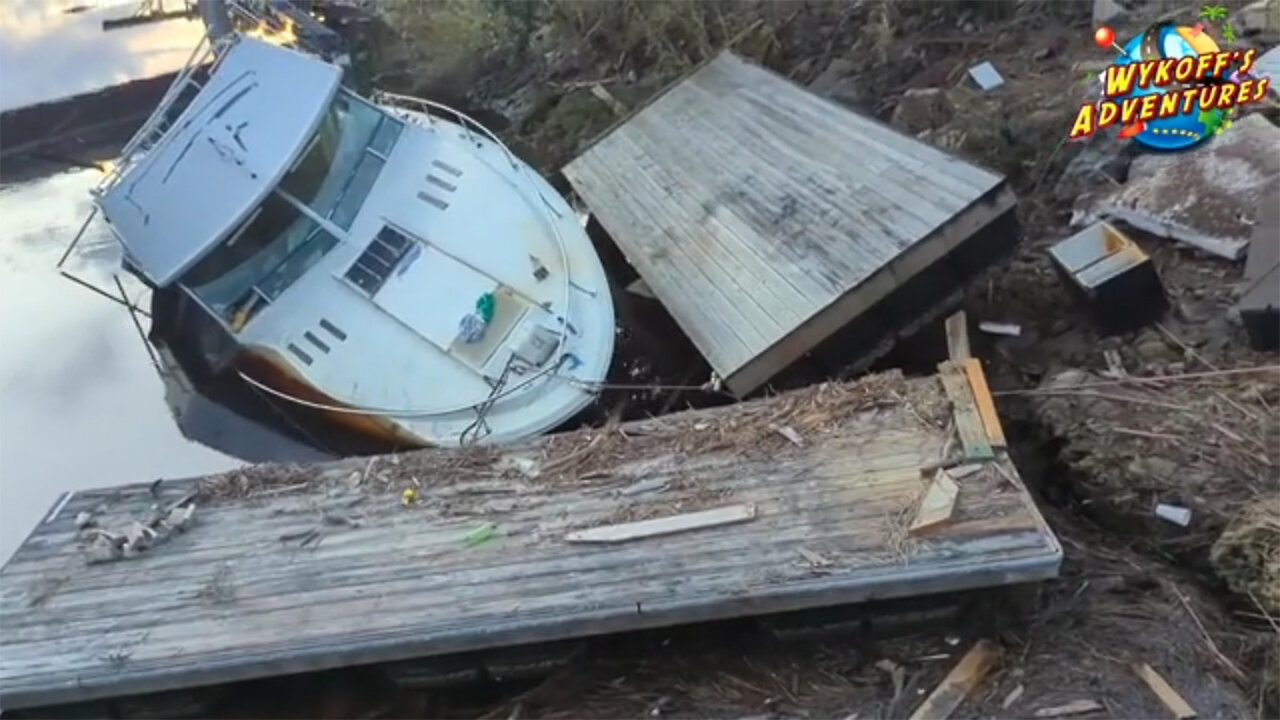 Steinhatchee Florida Damage after Hurricane Idalia