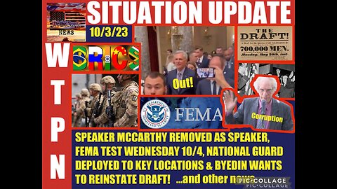 SITUATION UPDATE 10/3/23