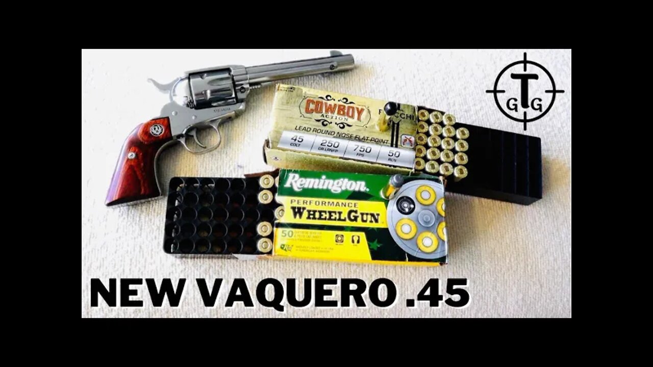 Do Cowboys Have More Fun?? "The New Vaquero .45 Colt"