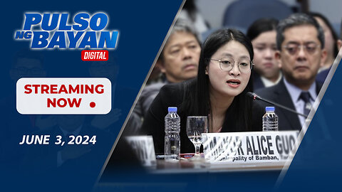 LIVE | Pulso ng Bayan kasama sina Atty. Harry Roque, Admar Vilando at Mj Mondejar | June 3, 2024