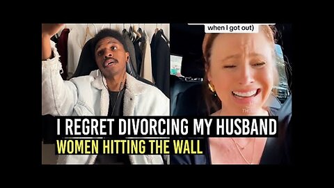 Woman CAN’T Stop Crying After INSTANTLY REGRETTING Divorcing Her Husband _ Women Hitting The WALL.