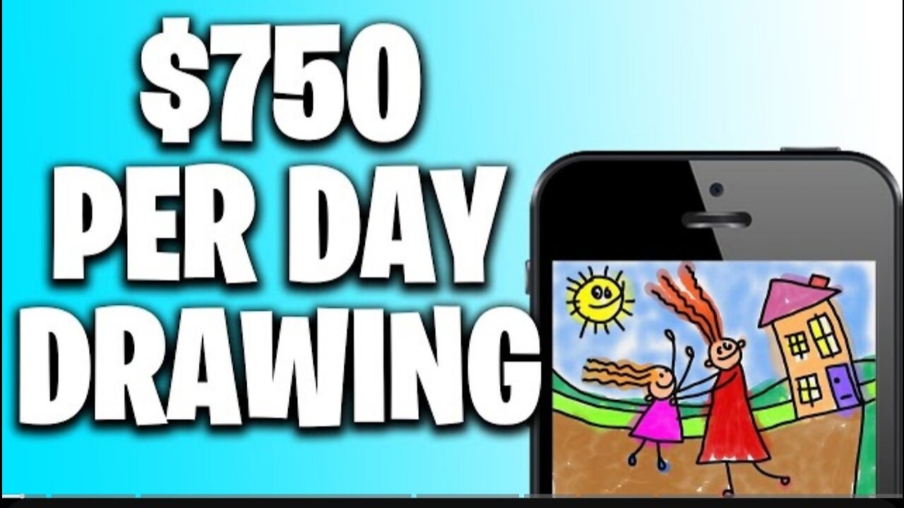 EARN 750$ PER DAY BY DRWAING (MAKR MONEY online)