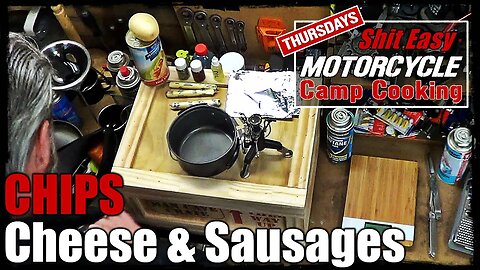 Motorcycle Camp Cooking Chips & Sausages - MCC Ep.6