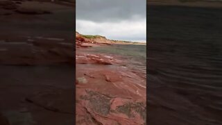 Incoming thunderstorm at the beach