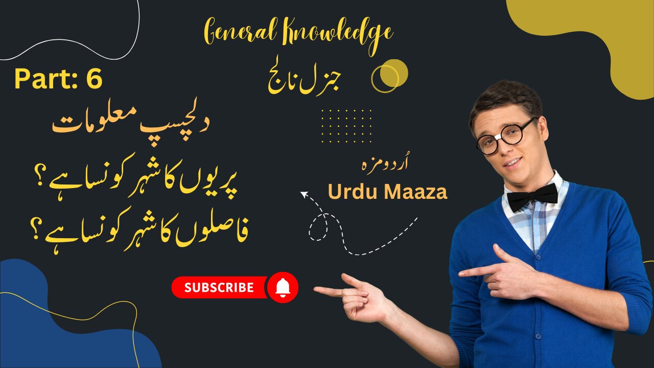 General Knowledge Part 6 l Information l Dilchasp Mahloumat l Urdu Maaza