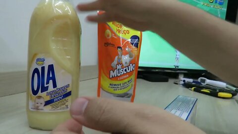 Ola Bebê 1000Ml + Mr Músculo Cozinha Refil Laranja 400ml + Desitin 113G - Programe e Poupe