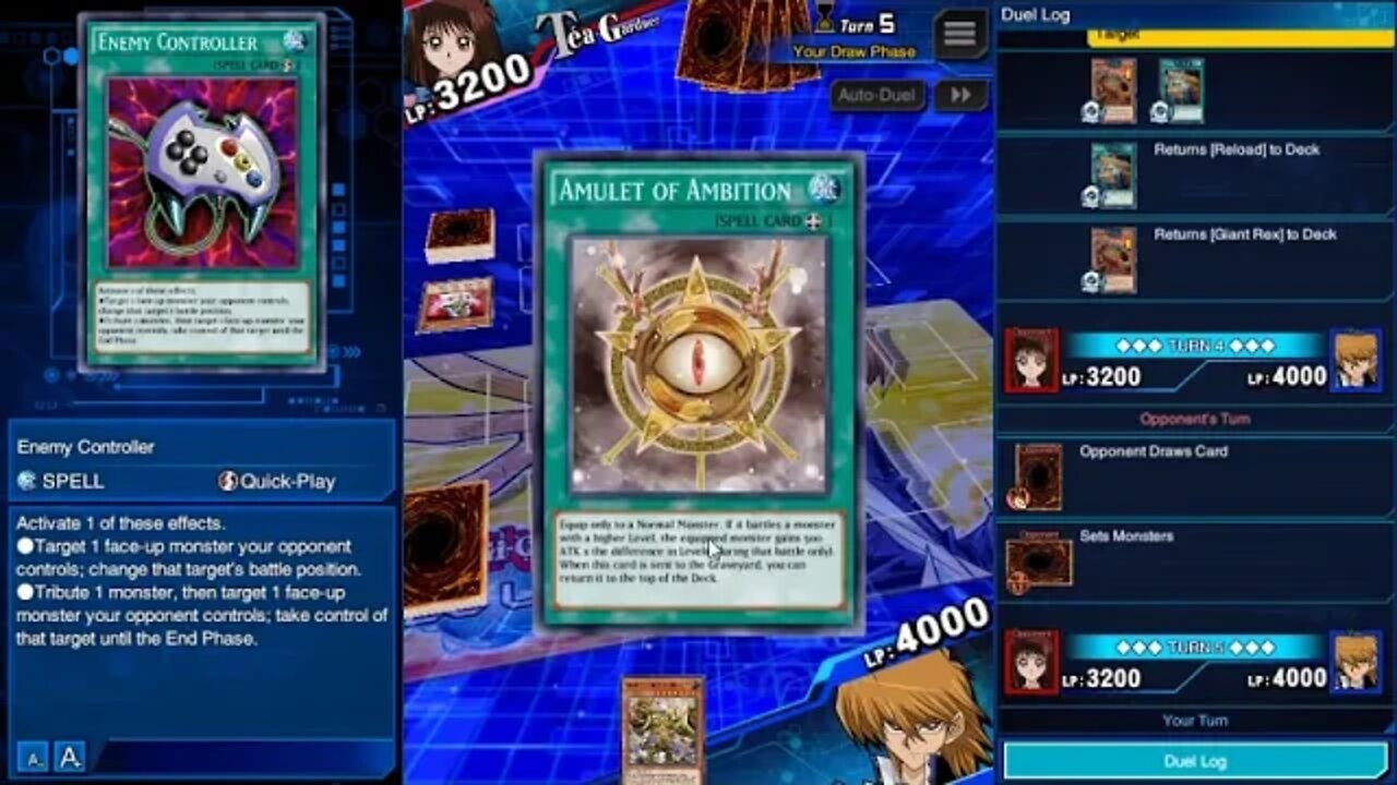 YuGiOh Duel Links - How to Farm Tea Gardner Level 50 - Get Ultra Rare Card!!!