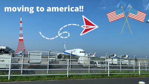 MOVING TO AMERICA (Tokyo to Cleveland, delta one cabin, sky lounge)