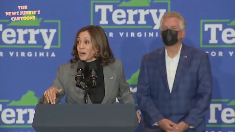 VP Harris campaigns for Democrat McAuliffe: "Don't Texas Virginia..."