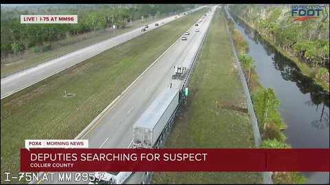 Deputies searching for a suspect