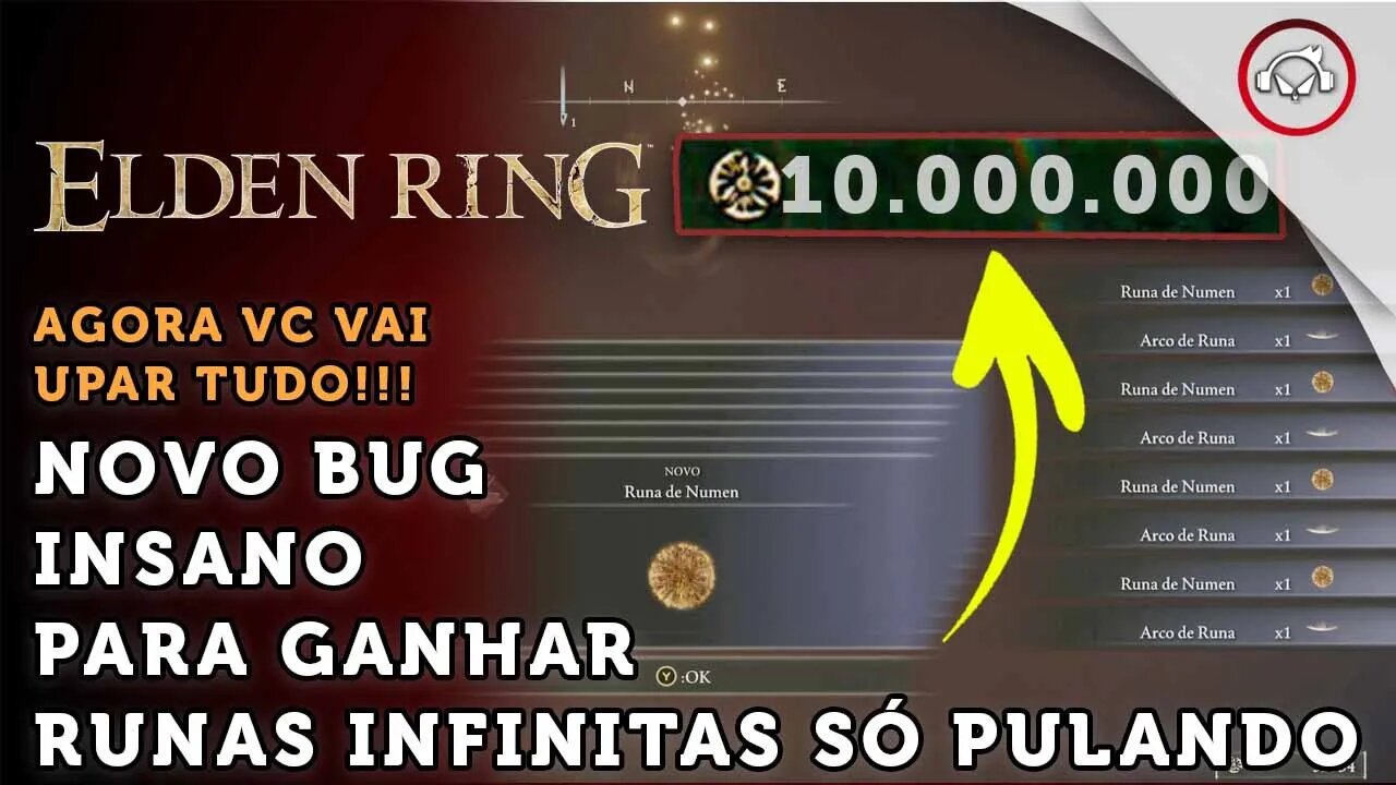 Elden Ring, Novo bug para ganhar RUNAS INFINITAS cada vez que pula do penhasco | super dica