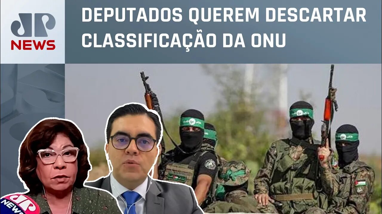 Parlamentares pedem que Brasil defina Hamas como grupo terrorista; Kramer e Vilela analisam