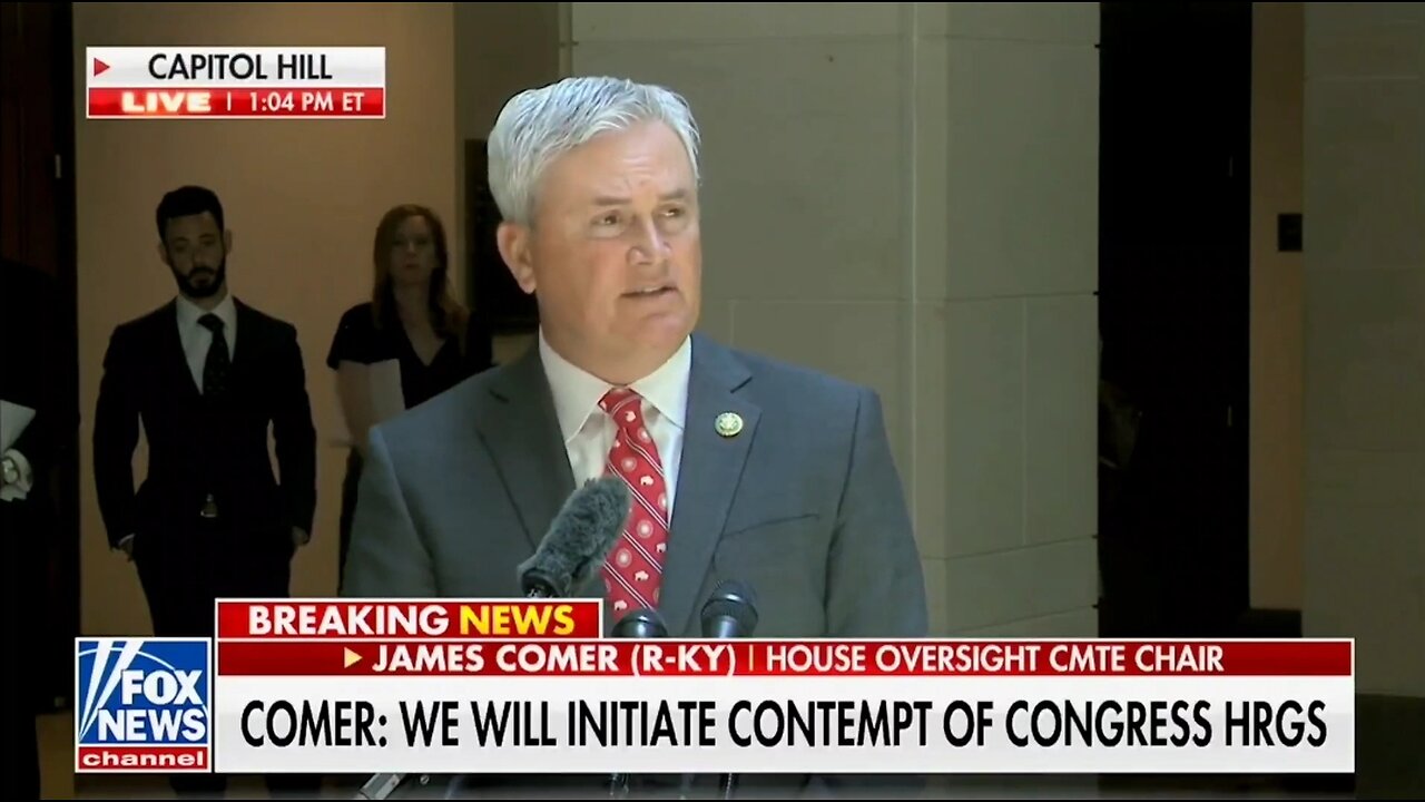 Rep Comer: FBI Docs Suggests Biden Family Money Laundering