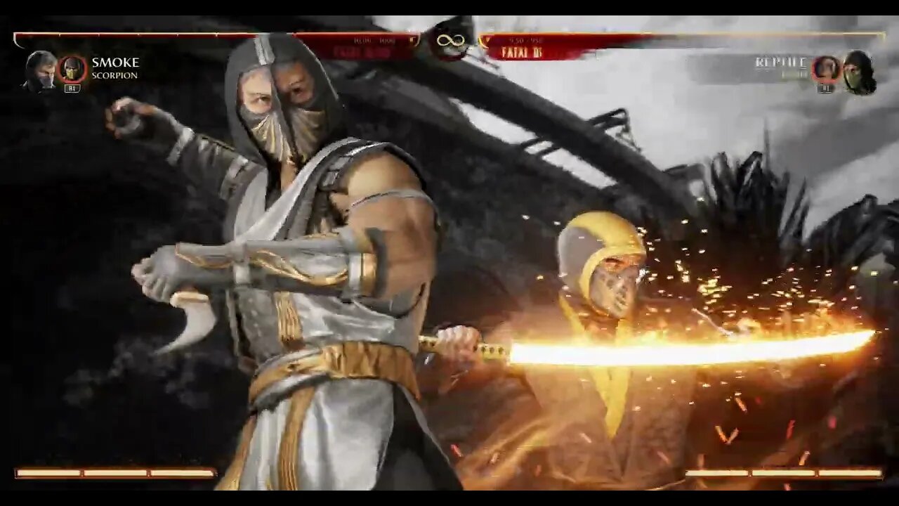 Mortal Kombat 1 2023 Smoke & Scorpion Kameo Fatal Blow