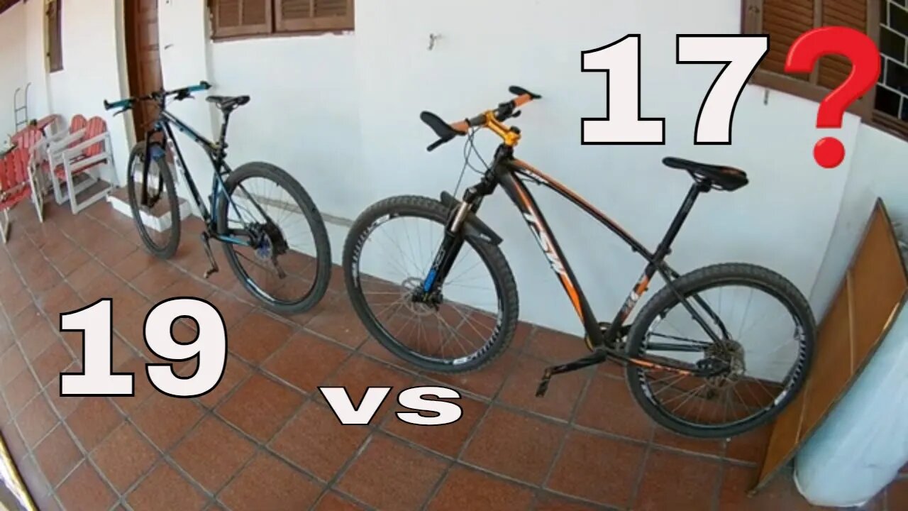 Quadro de Bike Maior x Menor