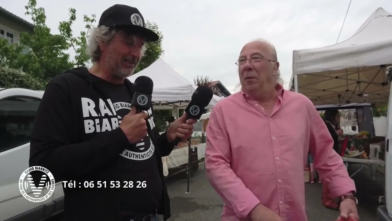 Jacques, ex appariteur à la mairie de Biarritz - Marché de Saint-Martin Biarritz [en direct 🔴]