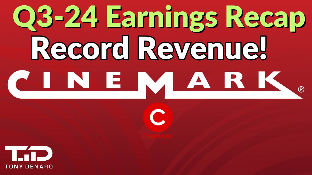 CNK Q3 2024 Earnings Recap - Cinemark Posts Record Q3 Revenue!