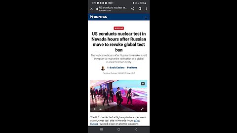 US conducts nuclear test in Nevada hours after Russian move to revoke global test