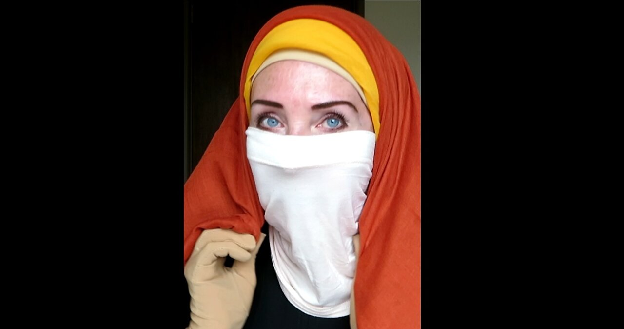 60 Second HIJAB TUTORIAL #hijabi #niqab #revert #short