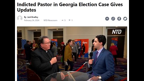 Chaplain Steve Lee Interview by NTD at CPAC 2024