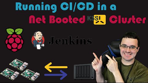 Setting up Jenkins in a Netbooted Raspberry Pi Light Kubernetes (K3S) Cluster