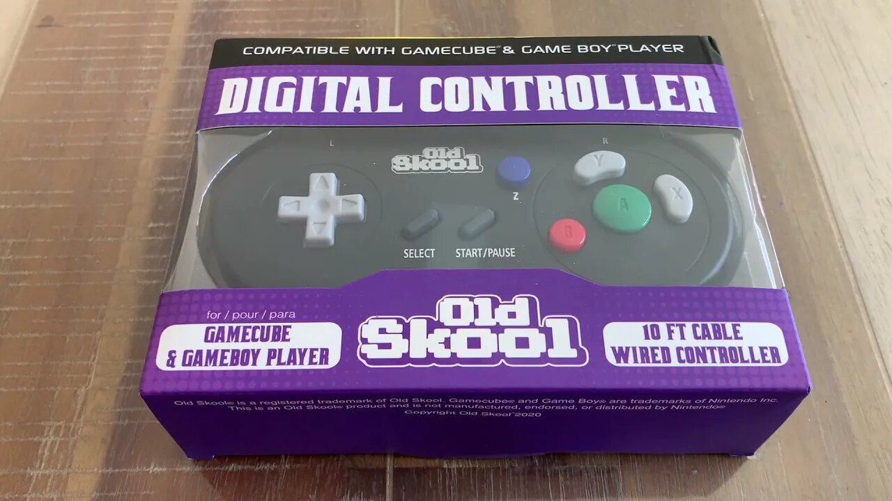 Digital Controller by Old Skool - GAMECUBE - AMBIENT UNBOXING