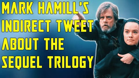 MARK HAMILL'S TWEET ON RETURN TO STAR WARS TO JON & DAVE SAYS IT ALL!