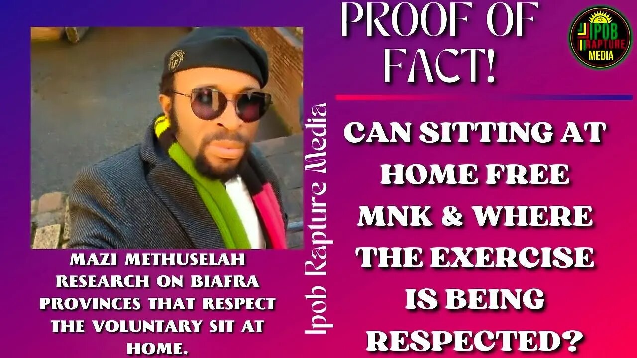 PROOF OF FACT! HOW CAN SIT AT HOME BE USED TO RELEASE MNK? | Mazi Methuselah Research.