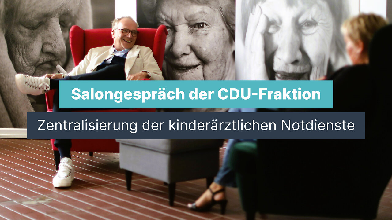 Salongespräch der CDU-Fraktion: Zentralisierung der kinderärztlichen Notdienste