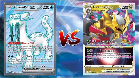 Pokemon TCG Live Chien-Pao EX Baxcalibur VS Giratina VSTAR!!