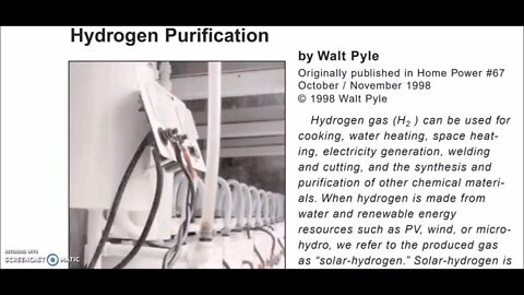 Hydrogen Solar Home and Magazine YouTube