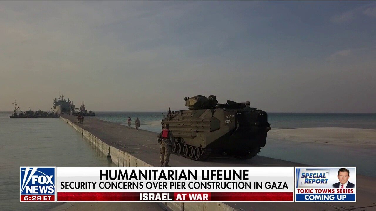 Security Concerns Arise Over Pier Construction In Gaza
