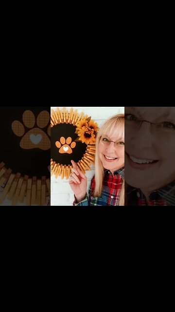 Dollar Tree DIY Clothespin Sunflower Wreath