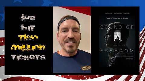 Jim Caviezel | We hit 2 million tickets for 'Sound of Freedome' Movie!!!